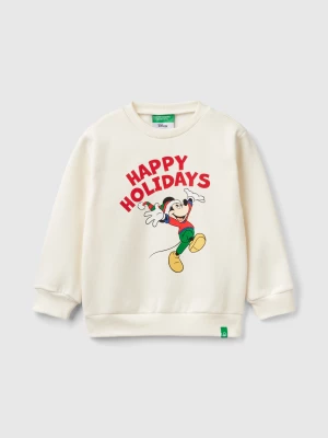 Benetton, Mickey & Friends Christmas Sweatshirt, size 116, Creamy White, Kids United Colors of Benetton