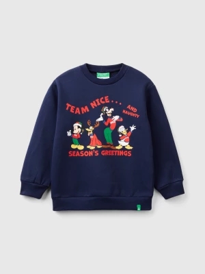 Benetton, Mickey & Friends Christmas Sweatshirt, size 116, Dark Blue, Kids United Colors of Benetton