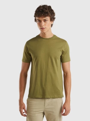 Benetton, Military Green T-shirt, size L, Military Green, Men United Colors of Benetton