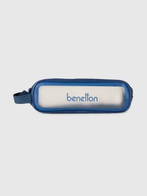 Benetton, Mini Blue Beauty Case, Size: OS, Blue, Women United Colors of Benetton