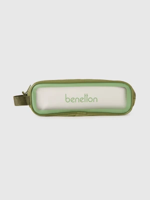 Benetton, Mini Military Green Beauty Case, Military Green, Women United Colors Of Benetton