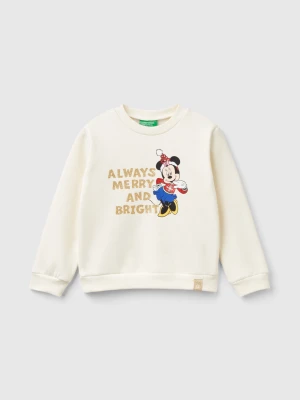 Benetton, Minnie Christmas Sweatshirt, size 104, Creamy White, Kids United Colors of Benetton