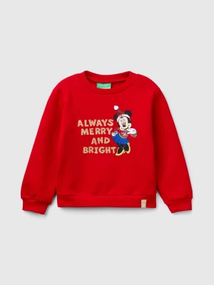 Benetton, Minnie Christmas Sweatshirt, size 116, Red, Kids United Colors of Benetton