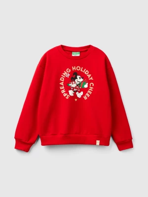 Benetton, Minnie Christmas Sweatshirt, size XL, Red, Kids United Colors of Benetton