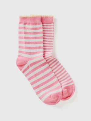 Benetton, Mix & Match Long Striped Socks, size 20-24, Pink, Kids United Colors of Benetton