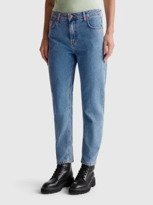 Benetton, Mom Fit Jeans, Size: 30, Light Blue, Women United Colors of Benetton