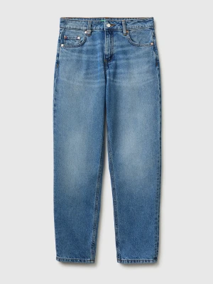 Benetton, Mom-fit Jeans, Size: 34, Sky Blue, Women United Colors of Benetton