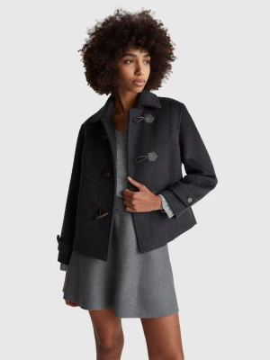 Benetton, Montgomery Coat, Size: L, Dark Gray, Women United Colors of Benetton