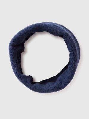 Benetton, Neck Warmer In Fleece, Size: OS, Dark Blue, Kids United Colors of Benetton