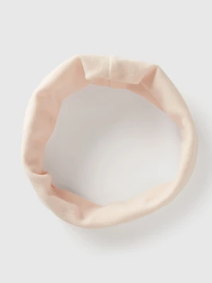 Benetton, Neck Warmer In Stretch Cotton, Size: OS, Creamy White, Kids United Colors of Benetton