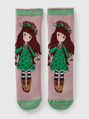 Benetton, Non-slip ©santoro Gorjuss Socks, Size: 39-41, Multi-color, Kids United Colors of Benetton