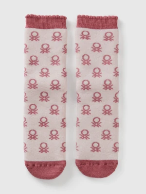 Benetton, Non-slip Socks With Logos, Size: 39-41, Multi-color, Kids United Colors of Benetton