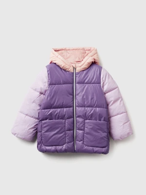 Benetton, Nylon Jacket With Hood, Size: 116, Violet, Kids United Colors of Benetton