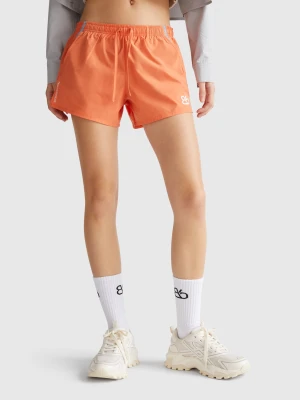 Benetton, Nylon Shorts, size S, Orange, Women United Colors of Benetton