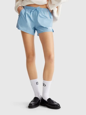Benetton, Nylon Shorts, size S, Sky Blue, Women United Colors of Benetton