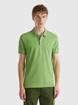 Benetton, Olive Green Slim Fit Polo, size S, , Men United Colors of Benetton