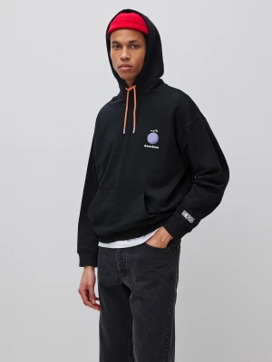 Benetton, One Piece Hoodie, Size: XS, Black, Men United Colors of Benetton