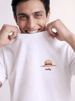 Benetton, One Piece Print T-shirt, Size: XS, White, Men United Colors of Benetton