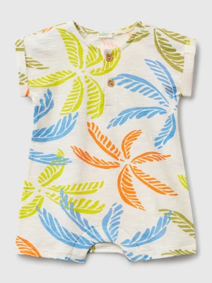 Benetton, Onesie With Tropical Print, size 82, Multi-color, Kids United Colors of Benetton