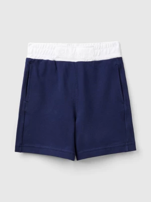 Benetton, Organic Cotton Shorts, size 3XL, Dark Blue, Kids United Colors of Benetton