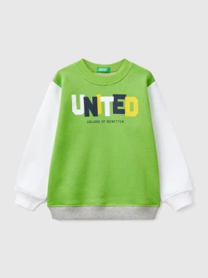 Benetton, Cotton Sweatshirt With Print, size 116, Multi-color, Kids United Colors of Benetton