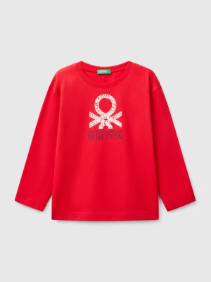 Benetton, Organic Cotton T-shirt, size 116, Red, Kids United Colors of Benetton