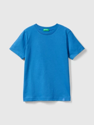 Benetton, Organic Cotton T-shirt, size 2XL, Blue, Kids United Colors of Benetton
