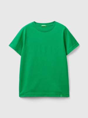 Benetton, Organic Cotton T-shirt, size 2XL, Green, Kids United Colors of Benetton