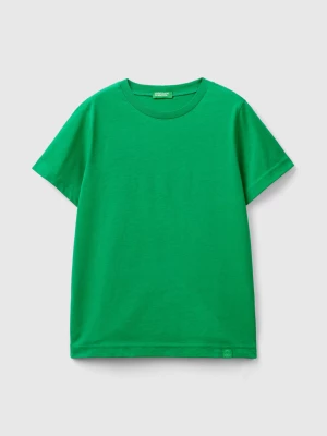 Benetton, Organic Cotton T-shirt, size 2XL, Green, Kids United Colors of Benetton