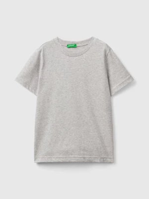 Benetton, Organic Cotton T-shirt, size 3XL, Light Gray, Kids United Colors of Benetton