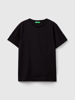 Benetton, Organic Cotton T-shirt, size S, Black, Kids United Colors of Benetton