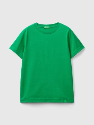 Benetton, Organic Cotton T-shirt, size S, Green, Kids United Colors of Benetton