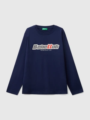 Zdjęcie produktu Benetton, Cotton T-shirt, size XL, Dark Blue, Kids United Colors of Benetton