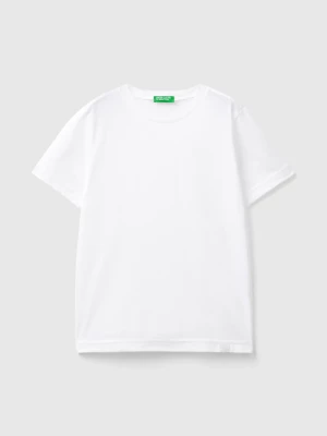 Benetton, Organic Cotton T-shirt, size XL, White, Kids United Colors of Benetton