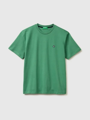 Benetton, Organic Cotton T-shirt, Size: XS, Light Green, Men United Colors of Benetton