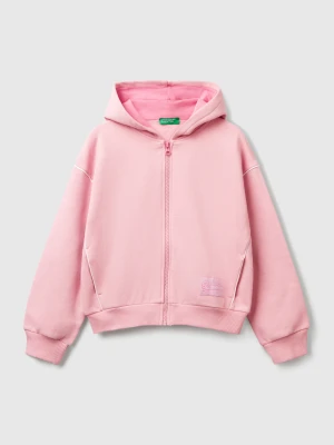 Benetton, Oversized Fit Hoodie, size XL, Pink, Kids United Colors of Benetton