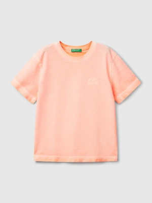 Benetton, Oversized T-shirt With Embroidery, size 116, , Kids United Colors of Benetton