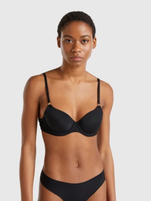 Benetton, Padded Bra With Wire, size , Black, Women United Colors of Benetton