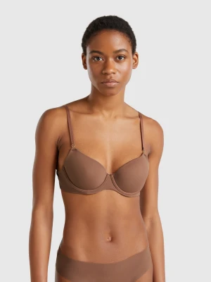 Benetton, Padded Bra With Wire, size , Brown, Women United Colors of Benetton