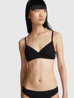 Benetton, Padded Cotton Bra, size 1°, Black, Women United Colors of Benetton