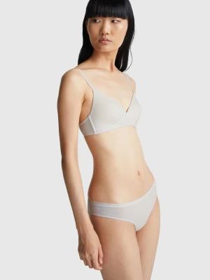 Benetton, Padded Cotton Bra, size 1°, White, Women United Colors of Benetton