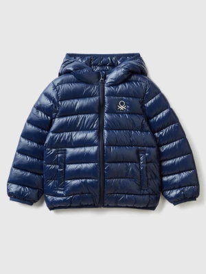 Benetton, Padded Jacket With Hood, size 110, Dark Blue, Kids United Colors of Benetton