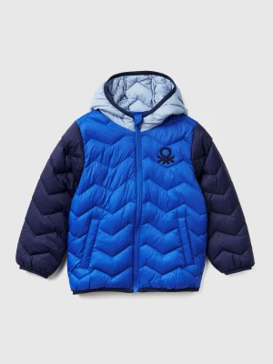 Benetton, Padded Jacket With Hood, size 116, Blue, Kids United Colors of Benetton