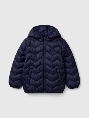 Benetton, Padded Jacket With Hood, size 116, Dark Blue, Kids United Colors of Benetton