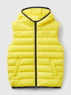 Benetton, Padded Jacket With Hood, size 2XL, Yellow, Kids United Colors of Benetton
