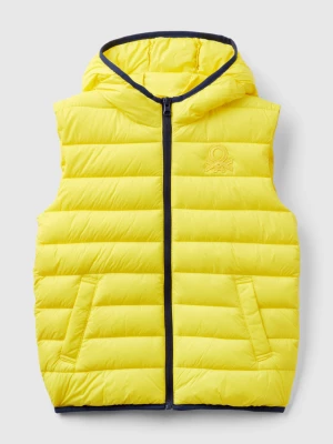 Benetton, Padded Jacket With Hood, size S, Yellow, Kids United Colors of Benetton