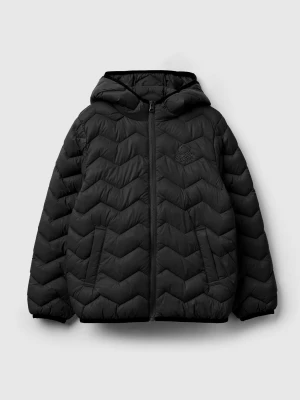 Benetton, Padded Jacket With Hood, Size: XL, Black, Kids United Colors of Benetton