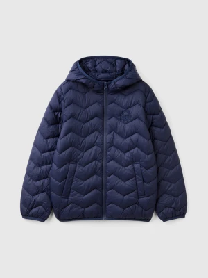 Benetton, Padded Jacket With Hood, Size: XL, Dark Blue, Kids United Colors of Benetton