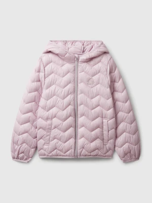 Benetton, Padded Jacket With Hood, Size: XL, Lilac, Kids United Colors of Benetton