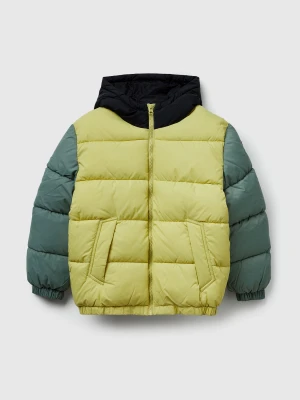Benetton, Padded Jacket With Hood, Size: XL, Mustard, Kids United Colors of Benetton